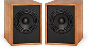 Powered Bookshelf Speakers with Built-in Amplifier and 3" Drivers Featuring Bluetooth 5, RCA and Aux