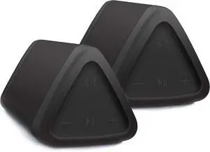 Bluetooth Speaker Dual Edition, up to 100 unobstructed feet Wireless Range, up to 24 hrs Playtime,Black