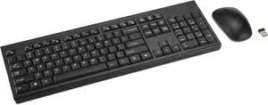 KM270 EQ Rechargeable Bluetooth Keyboard & Mouse Desktop Set, 2.4GHz & Bluetooth 5.0 Wireless Connection (K75560NA)