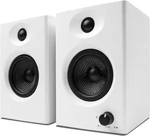 Computer Speakers Active Bluetooth 5.3, Stereo 2.0 Speakers for Desktop PC Monitor or Laptop, Surround Sound Speaker, 3.5 mm Aux RCA Input