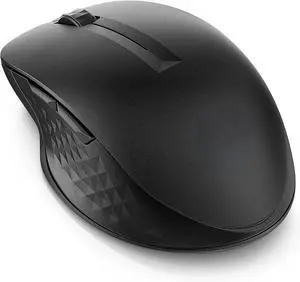 430 Multi-Device Wireless Mouse (Black) - Bluetooth 5.2 & 2.4 GHz USB Receiver Dongle - 4000 DPI Cursor Tracking