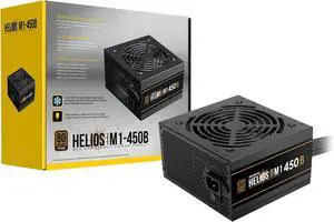 450W Gaming PC PSU, 80 Plus ATX Bronze 12V Power Supply for PC Computers with Active PFC, Non-Modular PSU