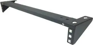 2 Pack of 1U Lightweight Foldable 19 Inch Steel Vertical Rack and Wall Mountable Server Rack Mount