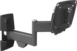 TV and Monitor Wall Mount, 13 - 29 inch Full Motion Articulating - 4 Movement Flat / Curved Screen Bracket, Holds up to 33 lbs, Lifetime Limited Warranty, UL Listed, Fits LED OLED LCD, Black (E140)