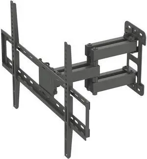 Titan Series Full-Motion Articulating TV Wall Mount Bracket - for TVs Up to 70in Max Weight 99lbs VESA Patterns Up to 600x400 Rotating Black