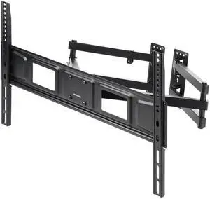 Premium Full Motion TV Wall Mount Bracket Corner Friendly for 32" to 70" TVs up to 99lbs, Max VESA 600x400, Fits Curved Screens