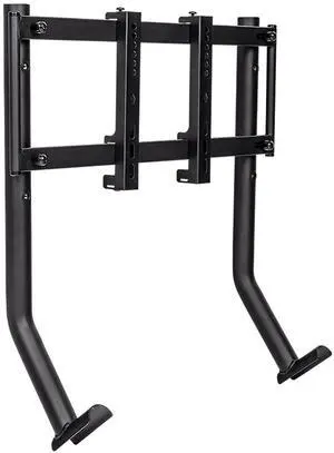 GR300 Racing Simulator Monitor Stand; Single Monitor or TV; 32" to 50" Screens; VESA Mounting; Powder Coated Steel; Black; GSC-R3M-MDSLBB-01