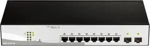 D-Link 10 Port Smart Managed Layer 2+ Gigabit Ethernet Switch with 2 Gigabit SFP Ports (DGS-1210-10)