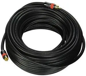 for75ft Highquality Coaxial AudioVideo RCA CL2 Rated Cable RG6U 75ohm for SPDIF Digital Coax Subwoofer amp Composite