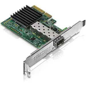 for 10 Gigabit PCIe SFP+ Network Adapter, Convert A PCIe Slot Into A 10G SFP+ Slot, Supports 802.1Q, Standard & Low-Profile Brackets Included, Compatible With Windows & Linux, Black, TEG-10GECSFP for 10 Gigabit PCIe SFP+ Network Adapter, Convert A PCIe Slot Into A 10G SFP+ Slot, Supports 802.1Q, Standard & Low-Profile Brackets Included, Compatible With Windows & Linux, Black, TEG-10GECSFP