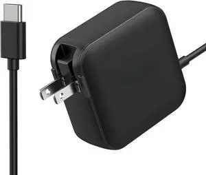 100W USB C Laptop Charger Universal GaN III Power Supply Adapter Replacement Foldable Fast Charger PD3.0 for MacBook Pro/Air Dell HP Lenovo Asus Steam Deck and All Type C Devices (5ft Cable)