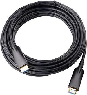 10m Fiber Optic HDMI Cable 4K 30Hz 1080p 60hz HD Video 3D ARC HDCP CEC High Speed Long Cord for Computer Monitor TV Projector 32 Feet Black