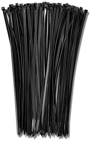 FOR11" Black 50lb (1,000 Pack) Zip Ties, Choose Size/Color, By