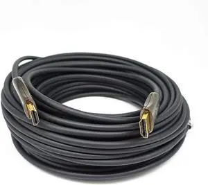 DTECH Ultra Slim Extra Long Fiber Optic HDMI 2.0 Cable 50 Feet Supports 4K at 60Hz 18Gbps High Speed