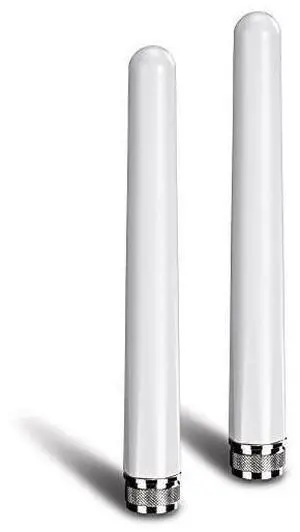 57 dBi Outdoor Dual Band Omni Antenna Kit TEWAO57 NType Male Connectors Supports 24 5 GHz OmniDirectional Antennas Use with 80211acngba Routers Access Points
