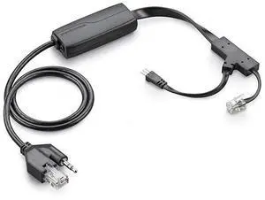 Electronic Hook Switch Cable APP-51 (Poly) - Remote Desk Phone Call Control - Works with Poly Desk Phones