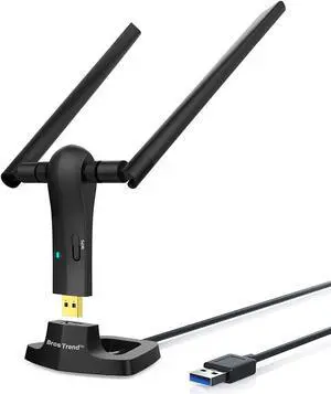 for 1200Mbps Long Range USB WiFi Adapter for PC Desktop Laptop of Windows 108187XP MAC 24G 5GHz w 2 X 5dBi Antennas USB 30 Cradle for 1200Mbps Long Range USB WiFi Adapter for PC Desktop Laptop of Windows 108187XP MAC 24G 5GHz w 2 X 5dBi Antennas USB 30 Cradle