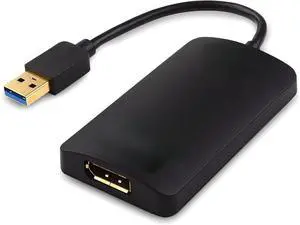 for(USB 3.0 to DisplayPort Adapter USB to DP Adapter) Supporting 4K Resolution for Windows
