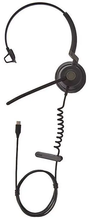 Engage 50 Wired Headset Mono Telephone Headset with 3Microphone System Blocks Out Background Noise for Increased Agent Focus Call Center Headset Features Enhanced Hearing Protection