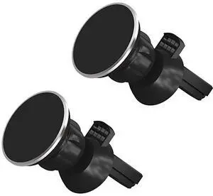 Air Vent Magnetic Phone Car Mount 2 Pack 360 Rotation Cell Phone Holder Magnet Compatible with Apple iPhone 11 11 ProMax XR XSMax X 8 7 Android for Samsung Galaxy