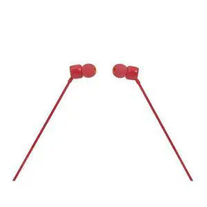 TUNE 110 InEar Headphone with OneButton Remote Red