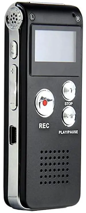 Rechargeable 8G 8GB 650HR Digital Audio Voice Recorder Dictaphone MP3 Player FM