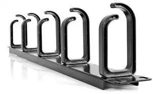 com 19in Metal Rackmount Cable Management Panel Rack Cable Management kit 1U CABLMANAGER2