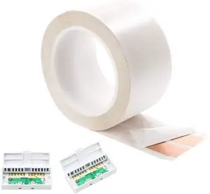 FRANKEVER 50ft 16-Gauge Hidden Super Flat Audio Cable with 2 ConvertersSuitable for Audio Wire LED Lighting Connection and Other Low Voltage Appliance Connection