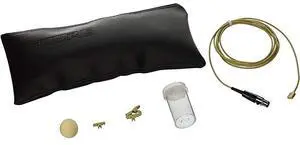 WL936T Series Subminiature Condenser Lavalier Microphones WL936T Tan with 6foot 19 m CableBlack