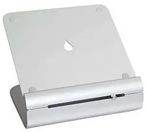 iLevel2 Adjustable Height Laptop Stand Patented Angled Ergonomic Laptop Riser Aluminum Computer Elevator for Office or Home Desk Setup Compatible with MacBook Air Pro