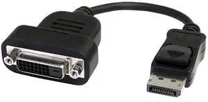 com DisplayPort to DVI Adapter Active Conversion 1920x1200 DP to DVI Single Link Converter for DVID Display DP2DVIS