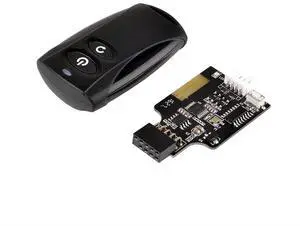 SilverStone Technology 2.4G Wireless Remote Computer Power/Reset Switch, USB 2.0 9-pin Interface ES02-USB