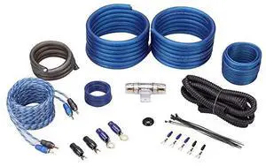 RWK41 4 Gauge Complete Car Amp Wiring Installation Wire Kit wRCAs