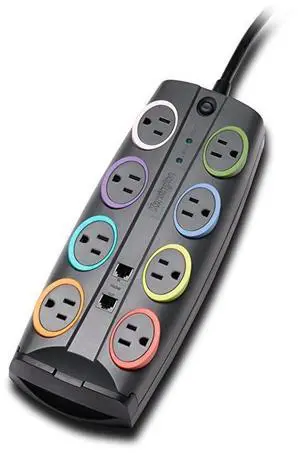 FOR-SmartSockets 8Outlet 8Foot Cord 3090 Joules Premium Surge Protector K62691NA