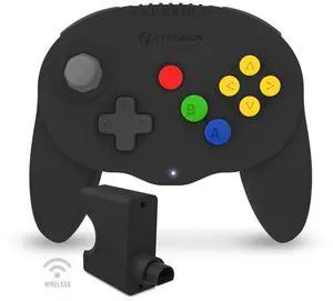 Hyperkin Admiral Premium BT Controller for N64 (Black) - Nintendo 64