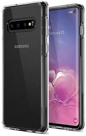 Clarium Case Designed for Galaxy S10 Case 2019 Clear TPU CushionHybrid Rigid Back PlateReinforced Corner Protection Cover for Samsung Galaxy S 10 Phone PowerShare Compatible