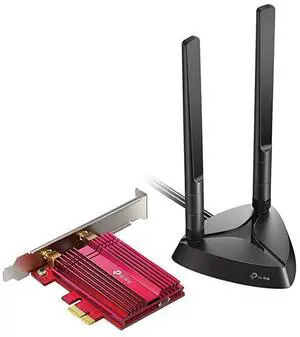 WiFi 6 AX3000 PCIe WiFi Card (Archer TX3000E), Up to 2400Mbps, Bluetooth 5.0, 802.11AX Dual Band Wireless Adapter with MU-MIMO,OFDMA,Ultra-Low Latency, Supports Windows 10 (64bit) only
