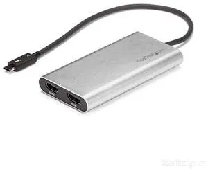 com Thunderbolt 3 to Dual HDMI 20 Adapter 4K 60Hz Thunderbolt 3 Certified Dual Monitor HDMI Video Converter Adapter Mac Windows compatible Dual 4K Display HDMI TB32HD24K60