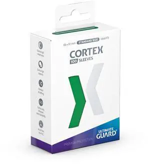 Card Sleeves: Cortex Standard Size- Glossy Green (100 ct.) Card Sleeves: Cortex Standard Size- Glossy Green (100 ct.)