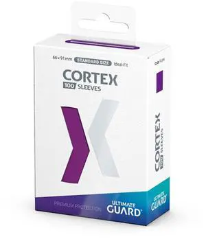Card Sleeves: Cortex Standard Size- Glossy Purple (100 ct.) Card Sleeves: Cortex Standard Size- Glossy Purple (100 ct.)