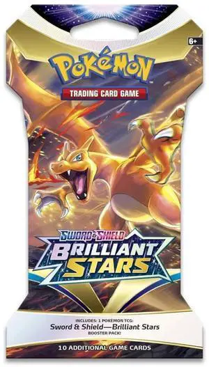 Pokémon TCG: Sword & Shield Brilliant Stars Sleeved Booster Pack Pokémon TCG: Sword & Shield Brilliant Stars Sleeved Booster Pack