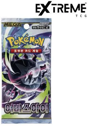 Korean Pokémon TCG: Mega Evolution Abyss Eye Booster Pack Korean Pokémon TCG: Mega Evolution Abyss Eye Booster Pack