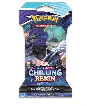 Pokémon TCG: Sword & Shield Chilling Reign Sleeved Booster Pack Pokémon TCG: Sword & Shield Chilling Reign Sleeved Booster Pack
