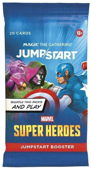 MAGIC THE GATHERING: MSH MARVEL SUPER HEROES JUMPSTART BOOSTER PACK MAGIC THE GATHERING: MSH MARVEL SUPER HEROES JUMPSTART BOOSTER PACK