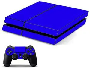 Lidstyles Console Skin Protector Kit Compatible with Playstation 4 Blue