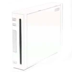 LidStyles Vinyl Protection Skin Kit Decal Sticker Compatible with Wii Console WHITE