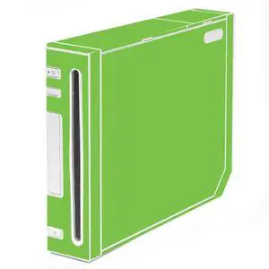 LidStyles Vinyl Protection Skin Kit Decal Sticker Compatible with Wii Console GREEN