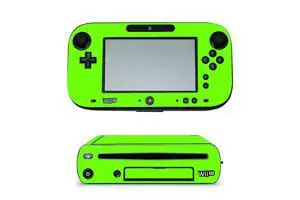 LidStyles Vinyl Protection Skin Kit Decal Sticker Compatible with Wii U Console GREEN