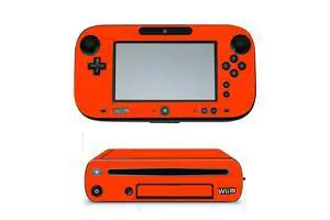 LidStyles Vinyl Protection Skin Kit Decal Sticker Compatible with Wii U Console ORANGE