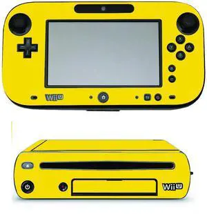 LidStyles Vinyl Protection Skin Kit Decal Sticker Compatible with Wii U Console YELLOW